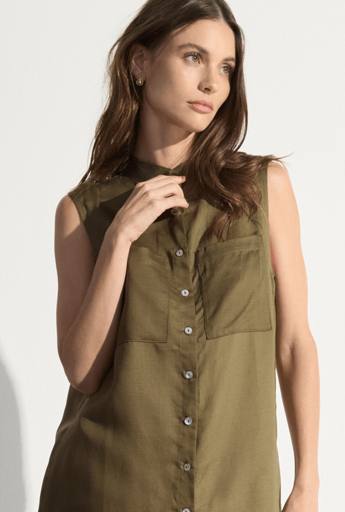 Chemise Chau Verde Oliva