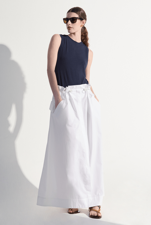 Saia Midi Harbour Branco