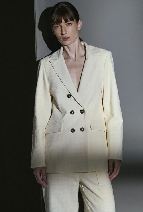 Blazer Berry Off White
