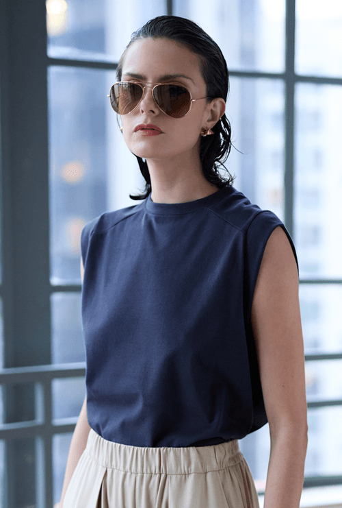 Regata Coral Marinho