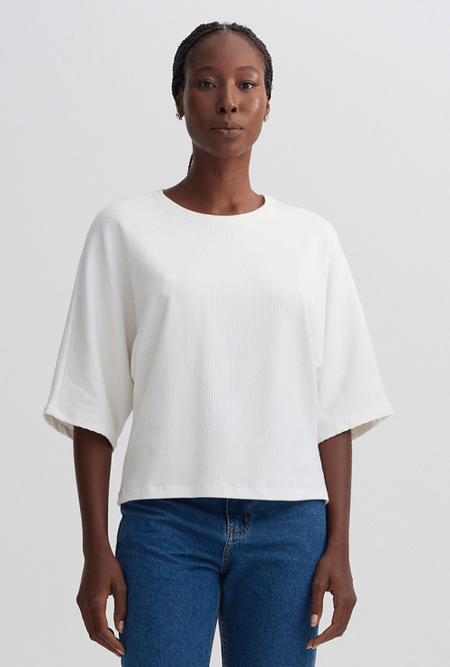 T-Shirt Lelio Texturizada Off White