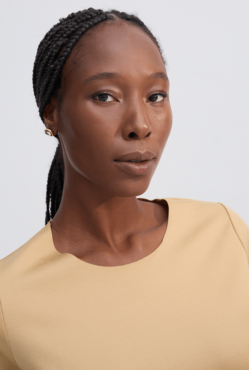 Blusa La Mona Lyocell Bege