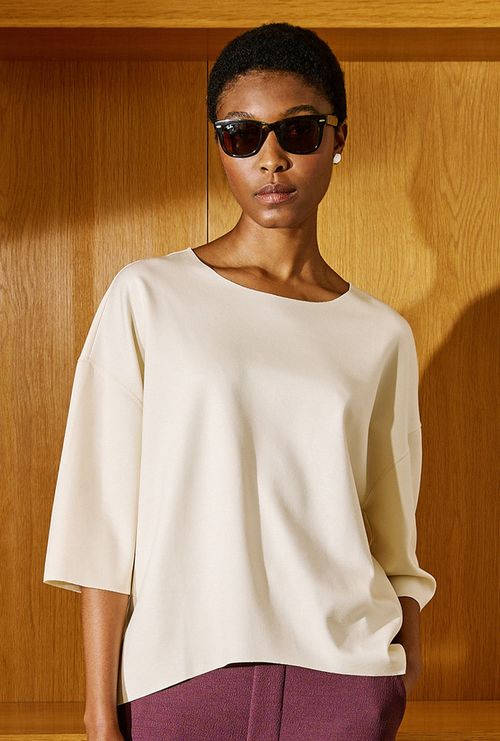 Blusa Eko Lyocell Vanila