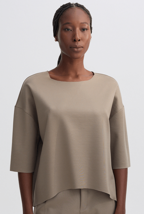 Blusa Eko Lyocell Caqui