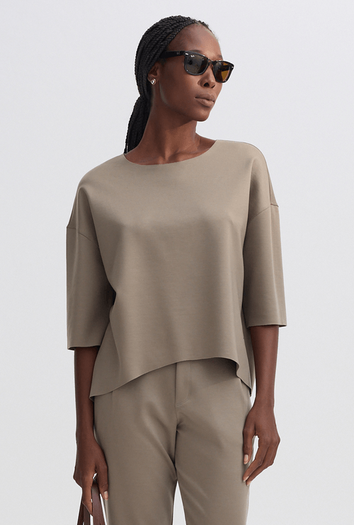 Blusa Eko Lyocell Caqui