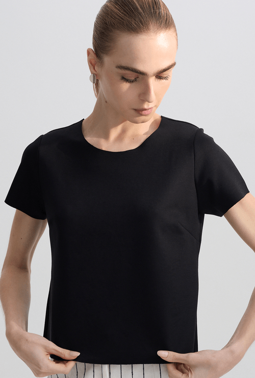 Blusa La Mona Lyocell Preto