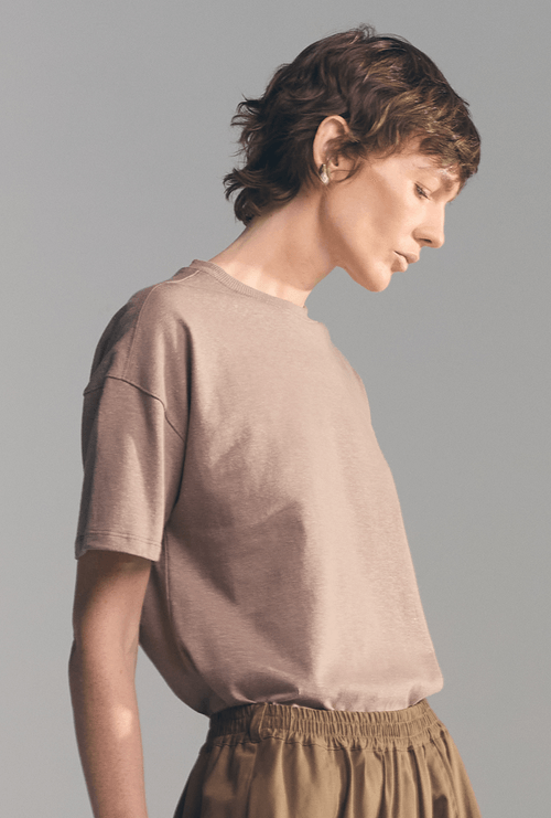 T-Shirt Oversized Gola Careca Lemnos Avelã