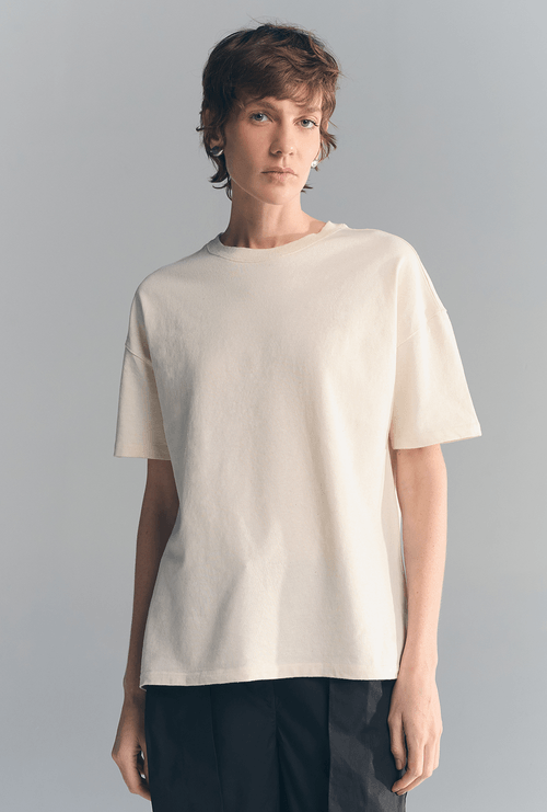 T-Shirt Oversized Gola Careca Lemnos Cru