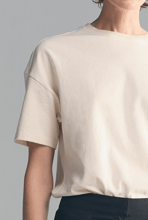 T-Shirt Oversized Gola Careca Lemnos Cru