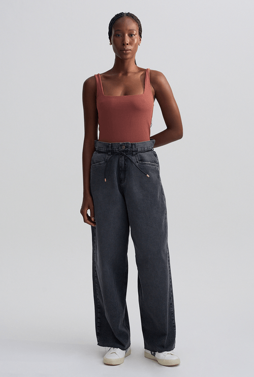 Calça Reta Egeu Jeans Preto