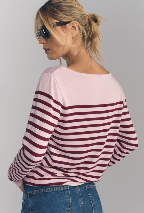 Blusa Listrada Loha Bordeaux