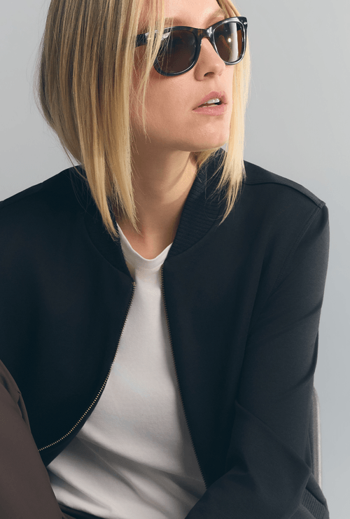 Jaqueta Bomber com Bolsos Lavrec Preto