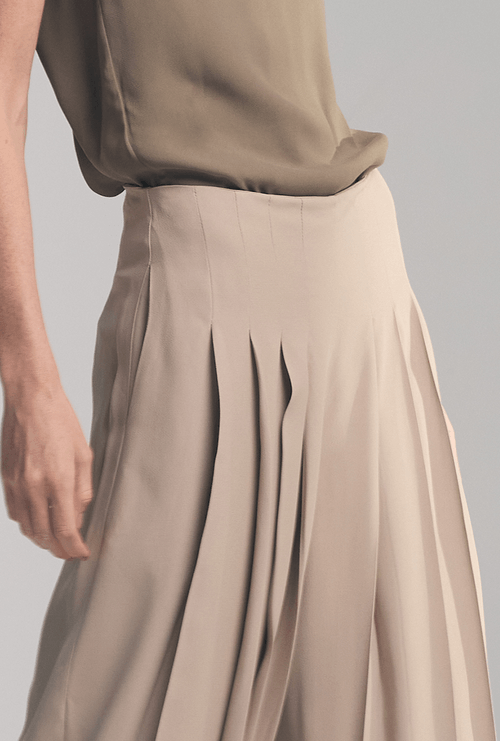 Calça Chiloe Crepe Patou Gelo