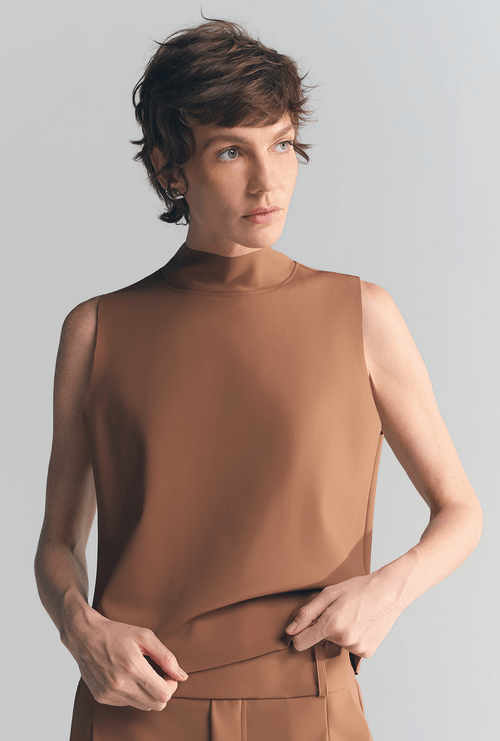 Regata Gola Alta Carache Caramelo