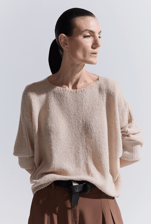 Blusa em Tricot Dejni Cru