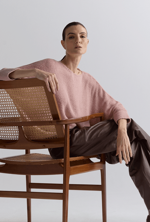 Blusa em Tricot Dejni Rose