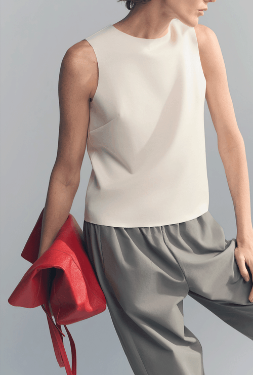 Bolsa de Couro Basel Vermelha