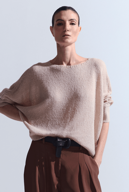 Blusa em Tricot Dejni Cru