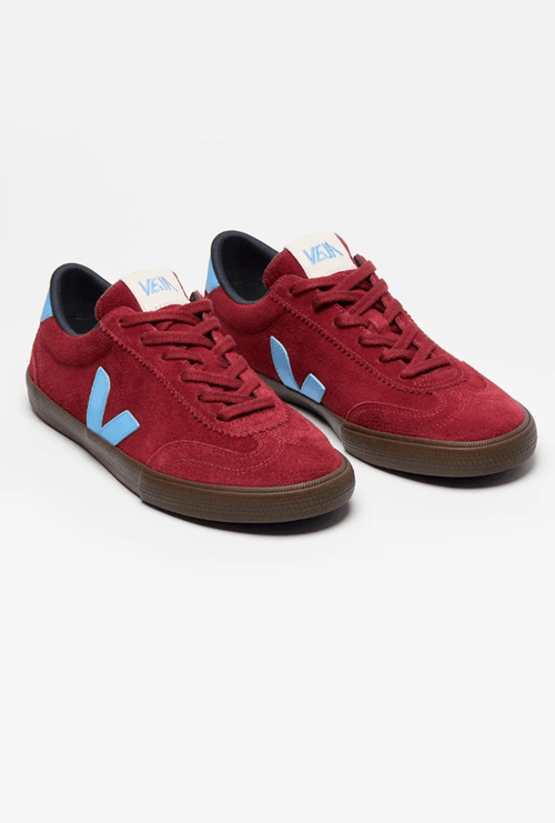 Tênis Veja Shoes Volley Suede Grenat Aqua Eagle