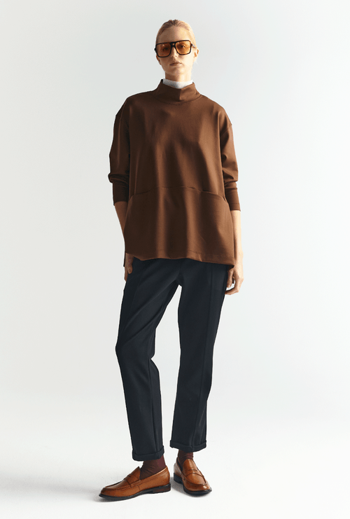 Calça Cenoura Kaioa com Cós Elástico Preto