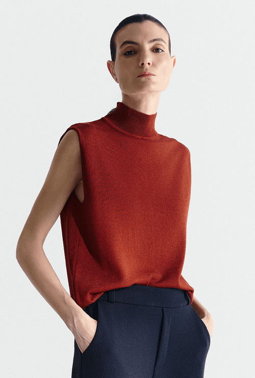Blusa Em Tricot CoraCorá Ferrugem