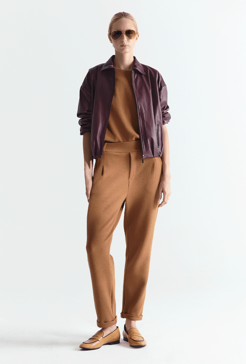 Calça em Malha Boucle Filipa Caramelo