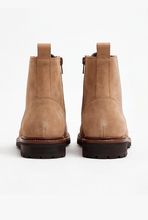 Bota Stowe em Couro Capuccino