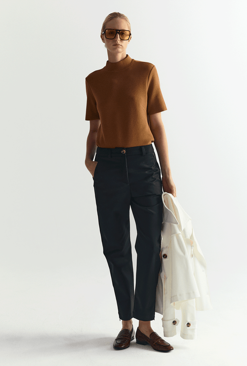 Calça Reta Slim Kolbey Preto
