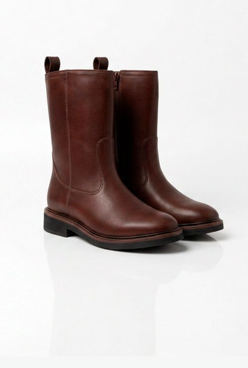 Bota Matsu em Couro Whisky