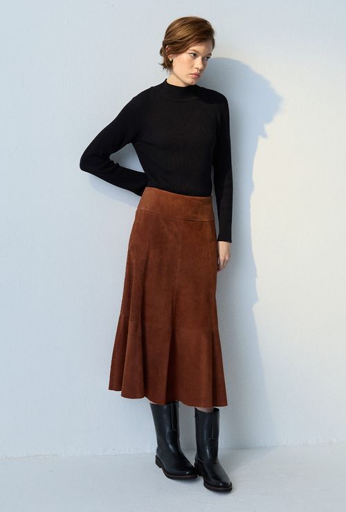 Blusa Marshall Canelada em Tricot Preto