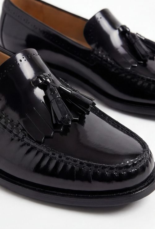 Mocassim em Couro Banff Magnetic Preto