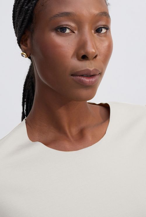 Blusa La Mona Lyocell Off White