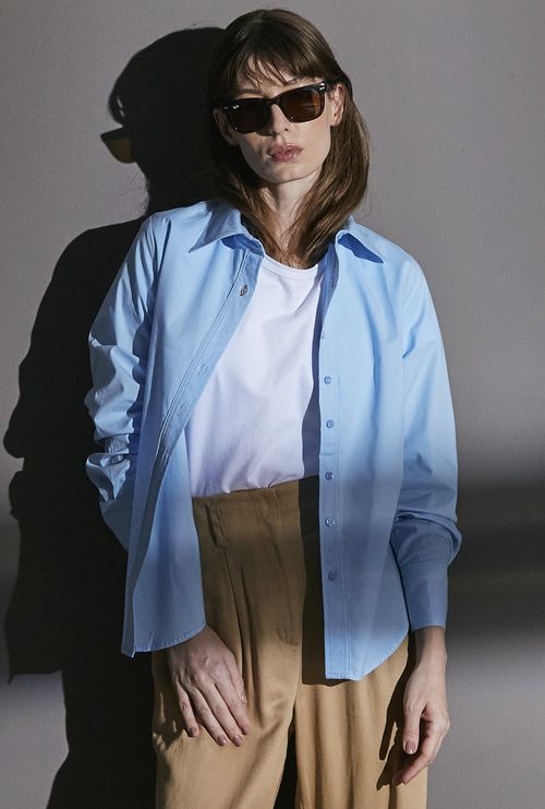 Camisa Alfaiataria Cortona Azul Claro