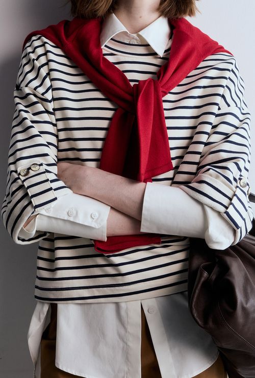 Blusa Croacia Listra Marinho