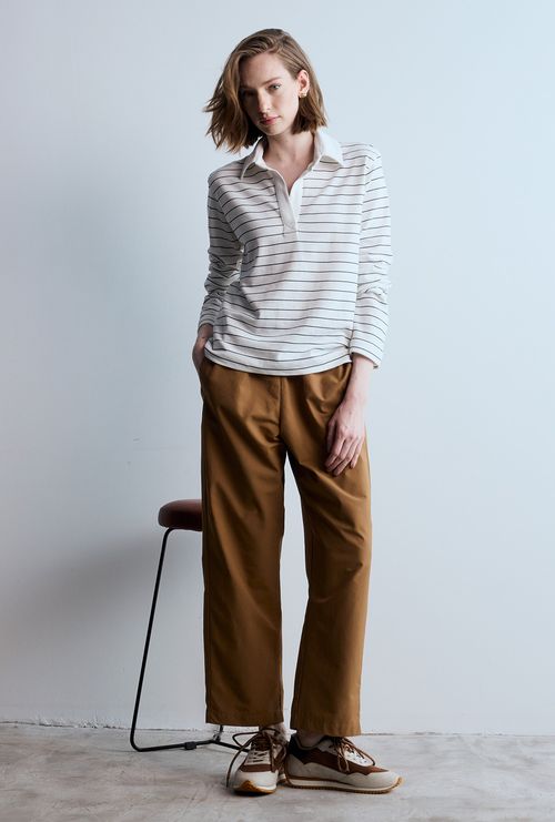 Blusa Polo Novara Listra Marinho