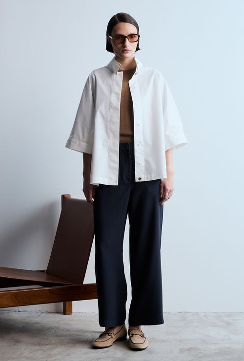 Camisa New Castle Oversized Off White