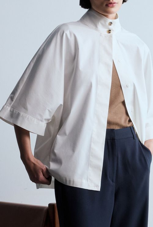 Camisa New Castle Oversized Off White