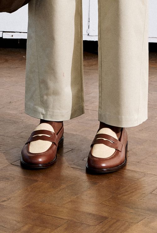 Mocassim Nyon Marrom